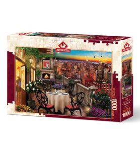 Art Puzzle New York'ta Akşam Yemeği 1000 Parça Puz