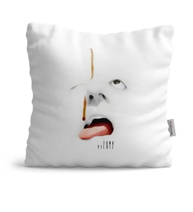 BK Gift Kişiye Özel Cute Face Tasarımlı Beyaz Yastık  1