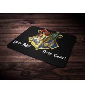 Kişiye Özel Harry Potter Temalı Logo Tasarımlı Mouse Pad (Renksiz)