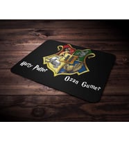 Kişiye Özel Harry Potter Temalı Logo Tasarımlı Mouse Pad (Renksiz)