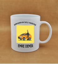 Kişiye Özel  Taksici Baskılı Kupa