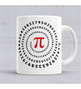 Pi Sayısı  Matematik Kupa Bardak Porselen