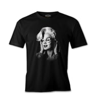 Marilyn Monroe Siyah Erkek Tshirt