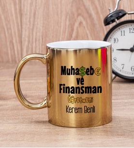 Muhasebe ve Finansman Öğretmeni Gold Kupa Bardak