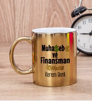 Muhasebe ve Finansman Öğretmeni Gold Kupa Bardak