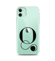 Iphone 11 Harf Tasarımlı Telefon Kılıfı Q-Harfi 