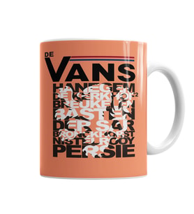 De Vans Futebol Holandes Kupa Bardak Porselen