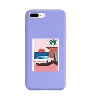 Lila Lansman Telefon Kılıfı Iphone 8 Plus