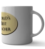 World's Best Teacher Kupa Bardak (Çok Renkli)