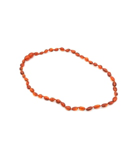 HAKİKİ SERTİFİKALI KEHRİBAR BEBEK DİŞ KOLYESİ 4 GR. 004