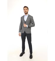 kombinli slimfit  Yelekli Takım Elbise