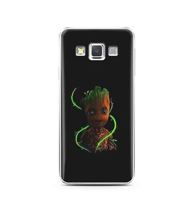 Baby Groot Tasarım Süper Şeffaf Silikon Telefon Kılıfı Samsung A3 (2015)