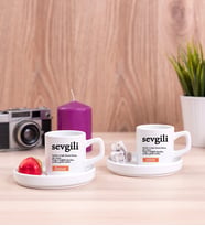 Sevgili Kelime Anlamı İkili Concept Kahve Fincanı Takımı