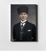 BK Gift Kişiye Özel Atatürk Kanvas Tablo 50x70cm 21