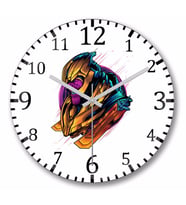 Thanos  From Endgame  Duvar Saati Bombeli Gercek Cam