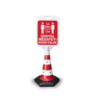 Sosyal Mesafe 1.5 Metre  Uyarı Dubası