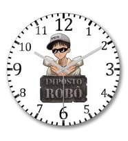 Imposto E Robo Duvar Saati Bombeli Gercek Cam