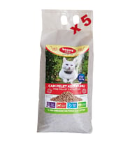 Bonny Nice Organik Çam Pelet Kedi Kumu 3.6 kg 6 l x 5 Paket