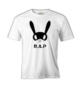B.A.P - Logo Beyaz Erkek Tshirt