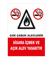 MIGNATIS - Çok Çabuk Alevlenir Levhası - Sac Malzeme 50x70cm