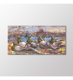 Arty Tablo Güvercinler Tablo (Karışık)