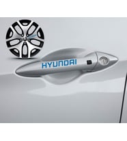 Hyundai Kapı Kolu Sport Sticker Yapıştırma 8 Adet