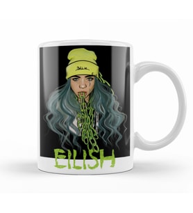 Billie  Eilish Kupa Bardak Porselen