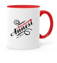 BK Gift Kişiye Özel Annelerin Annesi Kırmızı Kupa Bardak  1