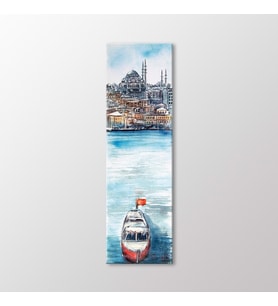 Arty Tablo Suluboya, İstanbul Manzarası Tablo (Karışık)