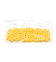 Yuvarlak Plastik Boncuk Sarı 6mm