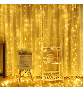 2x2 Metre 320 Led 8 Fonskiyonlu Dekoratif Led Günışığı Perde (Karışık)