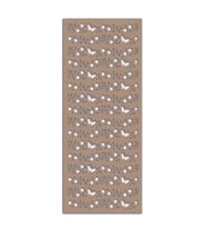 Liar Ahşap Seperatör (Paravan) - KSP03 - (85 x 210 cm) - (18 mm) - (Beyaz) (Taba - Kahverengi)