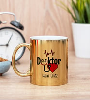 Doktora Hediye Gold Kupa Bardak