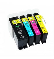Lexmark 100XL Muadil Kartuş Seti 4 Adet - Pro205/705/808/S305/405