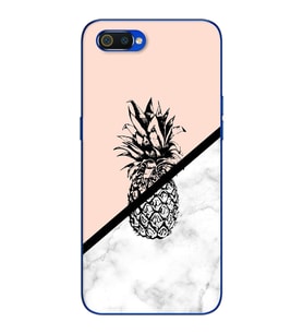 Ananas Tasarım Süper Şeffaf Silikon Telefon Kılıfı Oppo Realmi C2