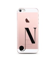 Iphone 5s Harf Tasarımlı Telefon Kılıfı N-Harfi 