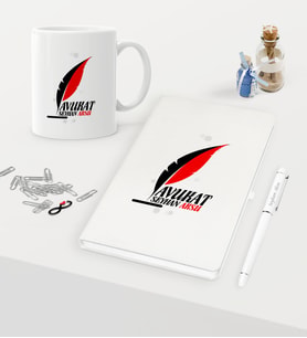 BK Gift Kişiye Özel Avukat Temalı Beyaz Defter Kalem Kupa Seti - 8 (Model 1)