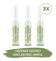 3 Adet Skin Accents Gözenek Giderici Matlaştırıcı Ampul Matte Finish & Radiance Complex Dermaroller Dermapen Cilt Serumu