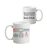 Bilgisayar ve Bilişim Teknolojileri Öğretmenine Öğretmenler Günü Hediyesi isimli Kupa Bardak