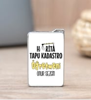 Harita Tapu Kadastro Öğretmeni İsme Özel Çakmak