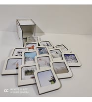 Kişiye Özel Polaroid Resim Çerçevesi  Beyaz