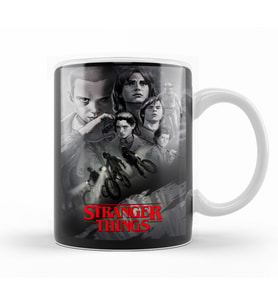 Stranger Things  Black Kupa Bardak Porselen