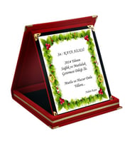Kişiye Özel Yeni Yıl Ödül Orta Boy Plaket