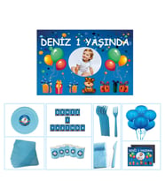 Doğum Günü Hediye Balonlu Konsept 20 Kişilik