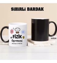 Fizik Öğretmeni Kupa Bardağı Sihirli (Beyaz)