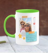 BK Gift Kişiye Özel Babalar Günü Temalı Yeşil Kupa Bardak 35403y
