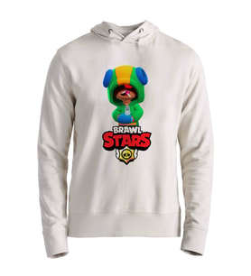 Brawl Stars Leon Çocuk Sweatshirt (Ekru)