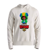 Brawl Stars Leon Çocuk Sweatshirt (Ekru)