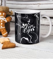 BK Gift Kişiye Özel Mermer Desenli Kupa Bardak  4