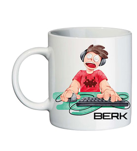 Oyuncuya Hediye Kişiye Özel İsimli Gamer Kupa Bardak